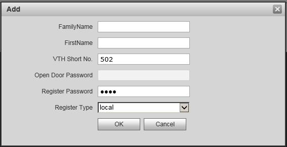 nastavte: pro LARA Intercom 502 (pro aplikaci MIIRF - 503) - musí být vždy nastaveno číslo V řádku Register Password zadejte heslo: asdf V řádku Register Type přepněte na local.