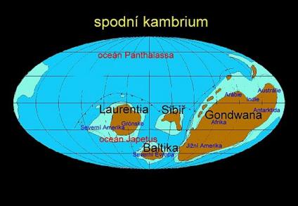 P r v o h o r y (p a l e o z o i k u m ) K a m b r i u m Paleozoikum trvalo téměř 325 miliónů let. Během celého kambria docházelo k postupnému globálnímu oteplování klimatu.