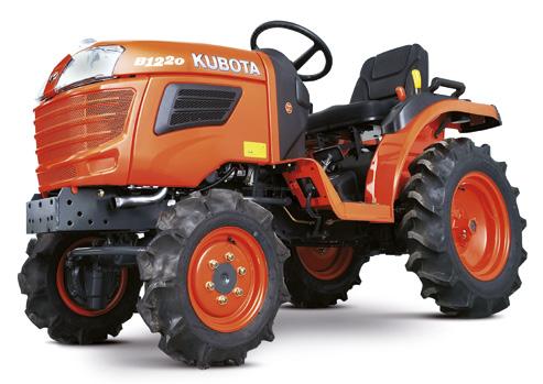 MALOTRAKTOR B 1820 / B 2420 Diesel Kubota, kapalinou chlazený, 18/24 HP, 3-válcový, 14/26l palivová nádrž pohon 4x4, 6/9 vpřed + 2/3 vzad rychlosti, max.