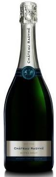 195,00 Kč/ks Chateau Radyně extra brut, perla z prosluněných Pálavských vrchů, klenot mezi sekty extra brut; svérázně skvostný mok nemůže chybět na výjimečných