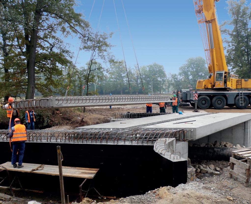 do 500 kg/m2, u mostků a mostů podle požadavků nebo podle ČSN EN 1991-2 Povrchová úprava, montáž: - Povrchovou úpravou je hladký povrch - otisk formy, lze i řešení s