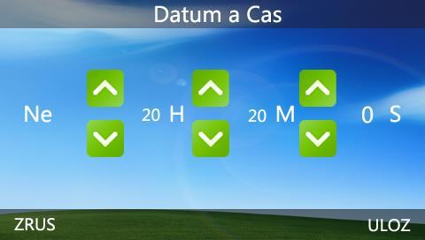 Pokračujte výběrem dalšího řádku. Jednotlivé časy programu udržujte chronologicky. Nevyužité řádky nastavte na stejnou teplotu jako předchozí řádek.