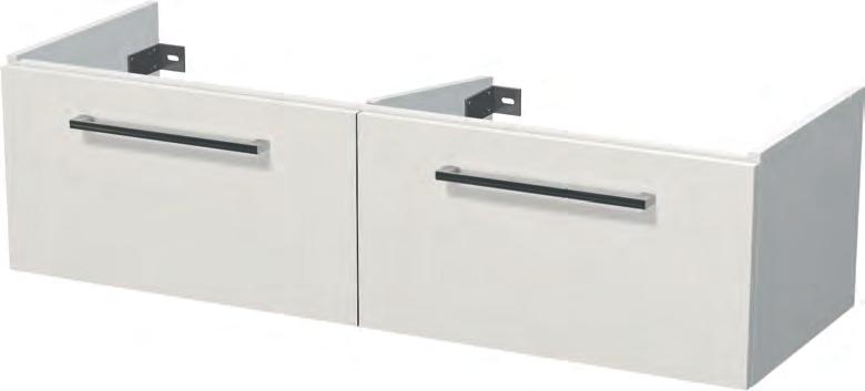 70 Koncept P R E M I U M 01RAL Skříňky pod umyvadla do 130 cm Duravit P3 Comfort 125 Duravit P3 Comfort 125 Keramag It! 130 Keramag It! 130 Keramag MyDay 130D Keramag Renova Nr.