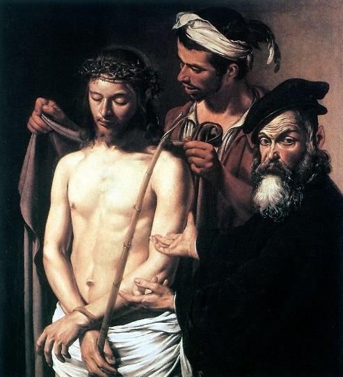 25. Carravagio- Ecce Homo, 1606 Křížové cesty, které můžeme dnes shlédnout v kostele pochází z období 18. a 19. století.