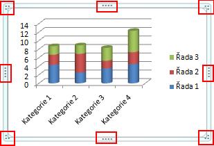 velikost na šířku a výšku zároveň a aktivní body uprostřed okrajů mění jen výšku, nebo jen šířku. Pozn.: obrázek a klipart přesouváme tažením kdekoliv vevnitř objektů.