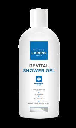 Revital Shower Gel Regenerační a vyživující sprchový gel s recepturou založenou na formule BIOPEPTIDE COMPLEX a Nutrivi vodě.
