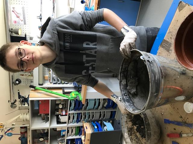 AFTERWARDS WE REDID THE WHOLE FURNACE AND JIRÍ (OUR HERO) HAD BOUGHT A CARBON