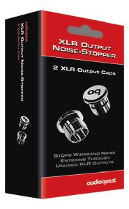 Příslušenství SorboGel Q-Feet System RCA Noise-Stopper Caps XLR Output