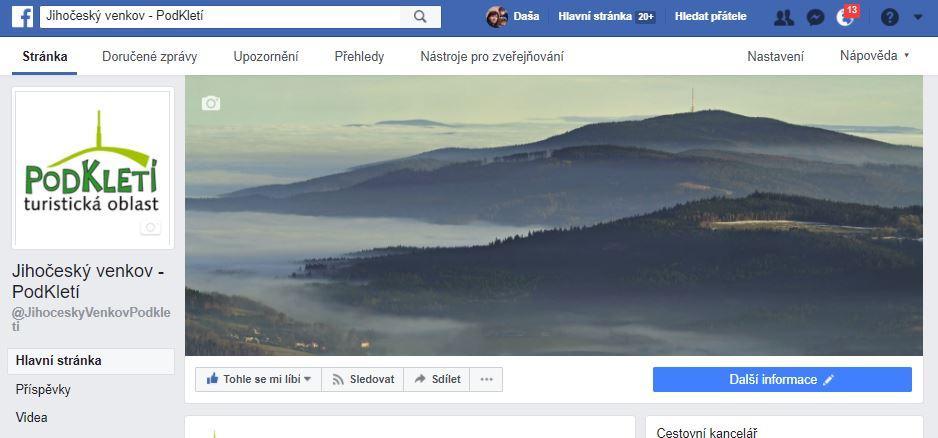 Facebook @JihoceskyVenkovPodKletí