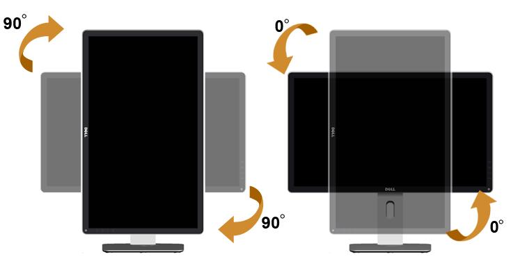 POZNÁMKA: Pro použití funkce Otočení zobrazení (na šířku nebo na výšku) u vašeho počítače Dell je vyžadován aktualizovaný grafický ovladač, který