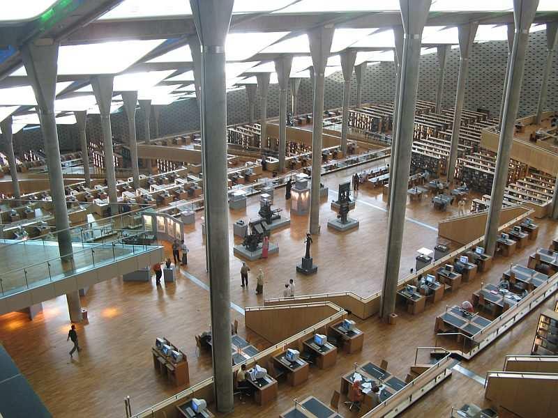 norská firma Snøhetta - český architekt Martin Roubík vzkříšení Bibliotheca Alexandrina - otevřena v r.