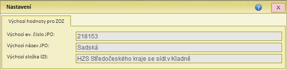 Tyto texty je možné předdefinovat, právě v této části nastavení a následně je používat jako hodnoty rozbalovacího seznamu.