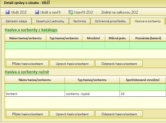 .8 Správa univerzálních textů. Práci se záznamy zajišťuje sada tlačítek pod každým ze seznamů. Data nejsou sdílena. 6.2.1.