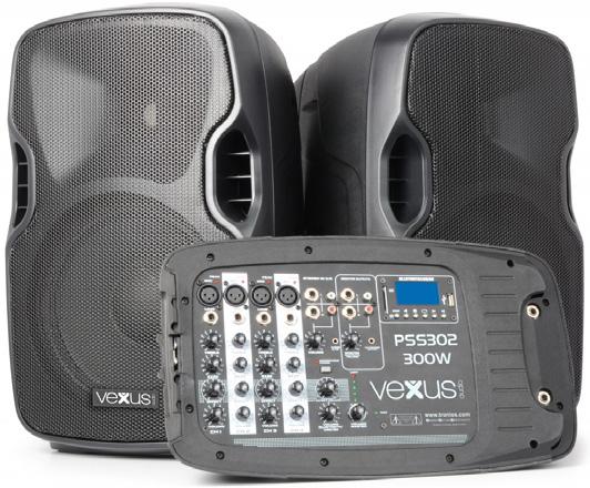 Kč VČETNĚ STATIVŮ SK170118 Vexus PSS-302, řečnický systém 300W