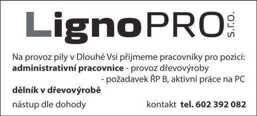 Kancelář Petra Vohradského, 724 392 158, investice.vohradsky@gmail.com Řádková inzerce PRODEJ Prodám 4 ks letních pneu 165/70 R14 81T, téměř nové! Cena dohodou. Tel.