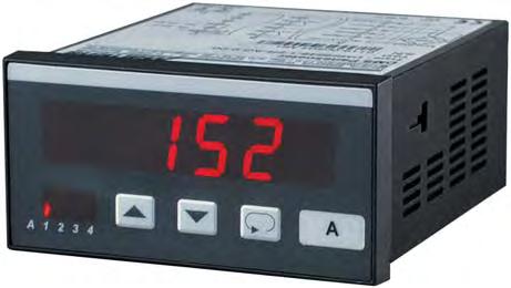 Zobrazovače / Regulátory FORMÁT 96 x 48 A 9648 digitální ampérmetr Digitální ampérmetry A9648 jsou určeny pro měření stejnosměrných nebo střídavých proudů.