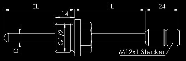 Snímače teploty GTF 111 snímač teploty s konektorem M12 GTF 111 jsou snímače teploty bez závitu a vybavené praktickým konektorem M12.