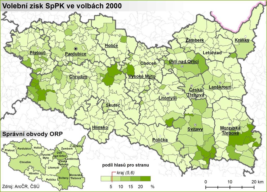 udržet dřívější výraznou podporu na Českotřebovsku vázanou v časech společné kandidátky s TOP09 na osobu Jaroslava Zedníka (ten byl sice v roce 2012 navržen STAN, v roce 2016 však kandidoval