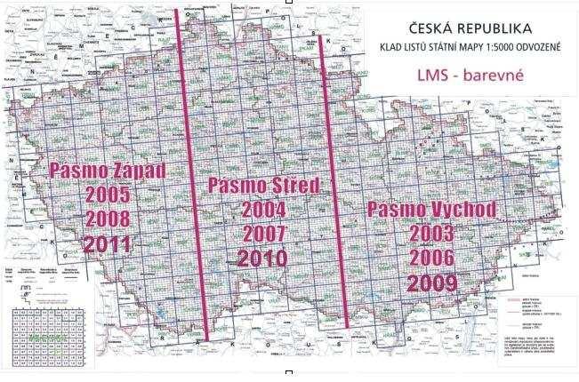 1. Data a služby poskytovanéčúzk pro INSPIRE PARAMETRY ORTOFOTA rozlišovací schopnost (velikost pixelu) 0,25 m, vysoká obrazová kvalita