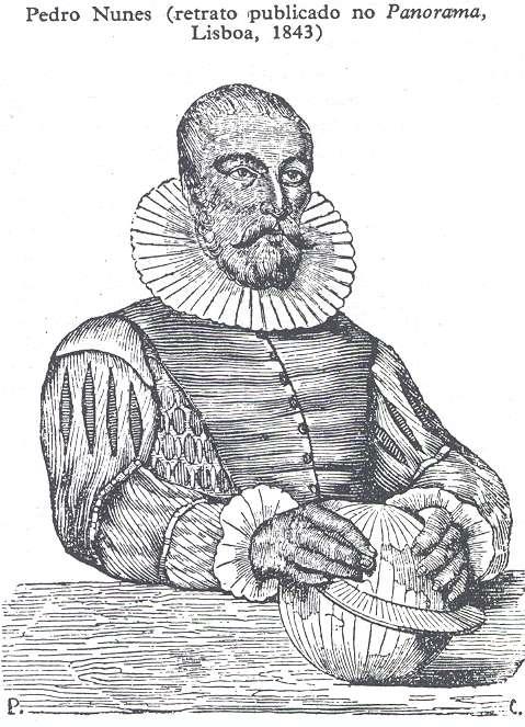 Pedro Nuñes (latinsky Nonius) (1492-1577) Portugalec, matematik, astronom, v mládí také studoval filosofii a medicínu v Lisabonu obrázek č. 2903.