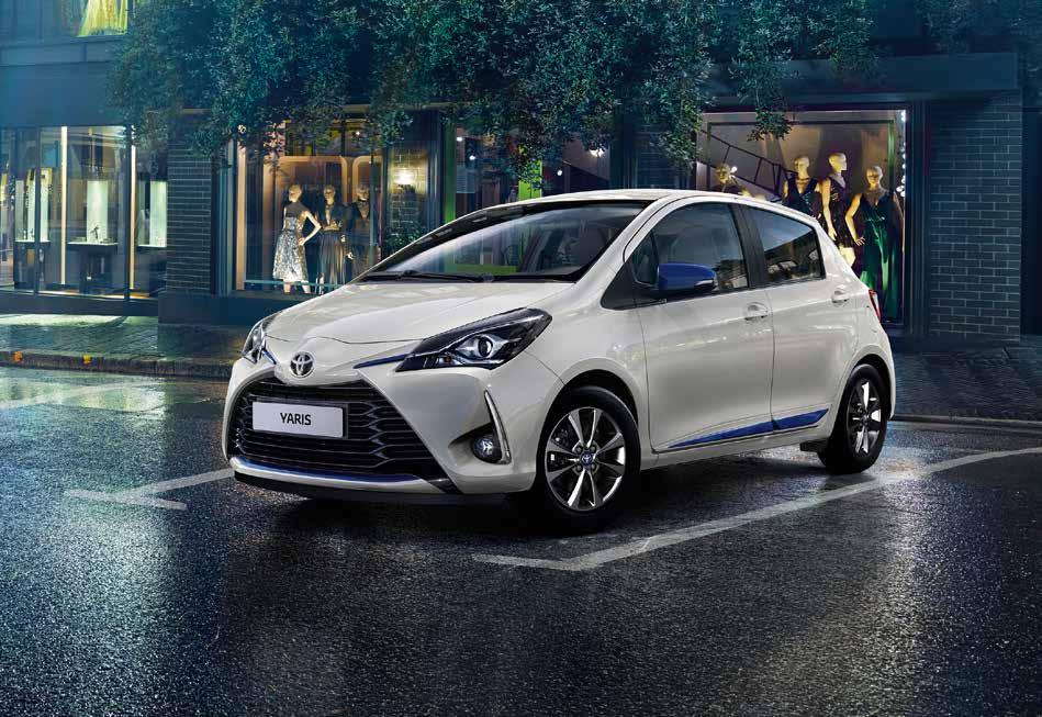 Styling maybe a same colour list up as in CHR done Dekorativní prvky předního a zadního nárazníku Výrazná grafika pro dokonalé splynutí s liniemi modelu Yaris.