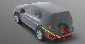Přeprava nákladu TAŽNÁ ZAŘÍZENÍ PEVNÁ A ODNÍMATELNÁ (pro model Hybrid není k dispozici) PROPOJOVACÍ ELEKTROINSTALACE ADAPTÉRY DO ZÁSUVKY Tažná zařízení Toyota jsou k dispozici v provedení s pevnou