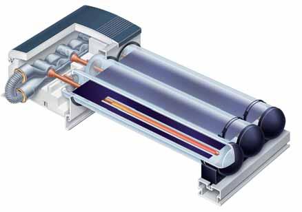 Vitosol 200-T Vakuový trubicový kolektor Vitosol 200-T (typ SP2A) umožňuje montáž nezávislou na poloze.