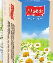Ověřená kvalita českého výrobce Certifikovaní dodavatelé surovin Bez chemických přísad a aromat www.apotheke.cz Více než 210 lékáren na www.copharm.
