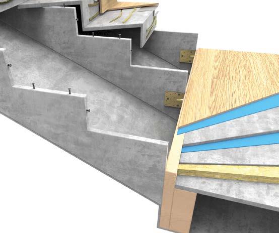 Montážní postup schodišťového systému Cemvin. 1. Popis schodiště Schodišťové panely CEMVIN umožnují montáž schodiště do délky ramena 3 m.