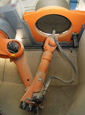 šachtové dno pomocí unikátní a ojedinělé technologie značky Primuss vysoce výkonného robotu.