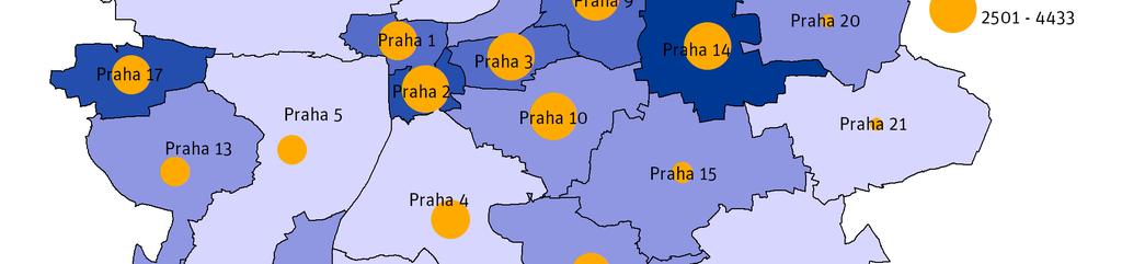 7.2.1 Počet obecních bytů ve stavu a vývoji Na základě studie KPMG vlastnila Praha k 31.