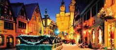 SLAVNÁ B&B, BAYREUTH A BAMBERG Bamberg KOUZELNÝ ADVENT U JEZERA WOLFGANGSEE HLAVNÍ NĚMECKÉ MĚSTO VÁNOC ROTHENBURG Rothenburg Čas adventu je přípravnou dobou na vánoční svátky a již od pradávna je