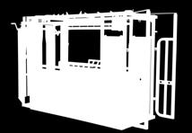 100 FIXAČNÍ KLECE PRO SKOT FIXAČNÍ KLEC PM 2800 - paznehtářská výbava ROZMĚRY: výška 170 cm, šířka 82 cm, délka