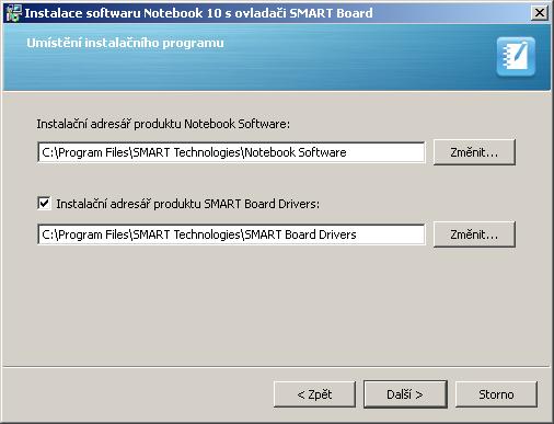 V případě, že se Vám nepovede předchozí verzi korektně odinstalovat, kontaktujte technickou podporu AV MEDIA, a.s. Instalace SMART Notebook Software 2.