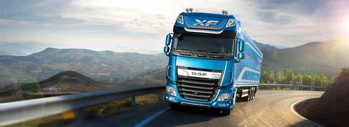 trasách. To znamená úspory tisíců eur! Vyšší užitečné zatížení Nový DAF XF je lehčí.