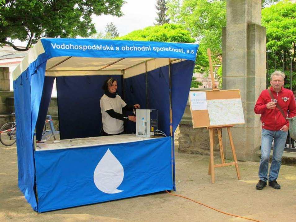 Vodohospodářská společnost Jičín Ve spodní části zámeckého parku si mohli návštěvníci zdarma nabídnout