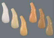 Individualizující vrstvení na příkladu korunky pro jednotlivý zub Upozornění: Individuální vrstvení se řídí podle přirozeného zbývajícího chrupu pacienta.