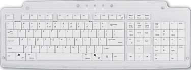 osloví Vás nejen design WK7000 INSPIRE sněhově bílá supertenká klávesnice plně kompatibilní s počítači MAC a PC 108 kláves s CZ/US layoutem Notebooková