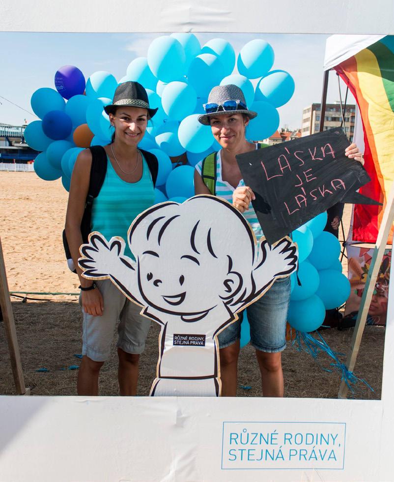 Kočárková jízda na Prague Pride 2015.