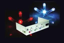 Výrobce nabízí světla ve třech základních barvách (RGB), další je možné zkombinovat. osvětlení počítače Sunbeamtech Laser Beam LED cena 15 $ (380 Kč) www.sunbeamtech.