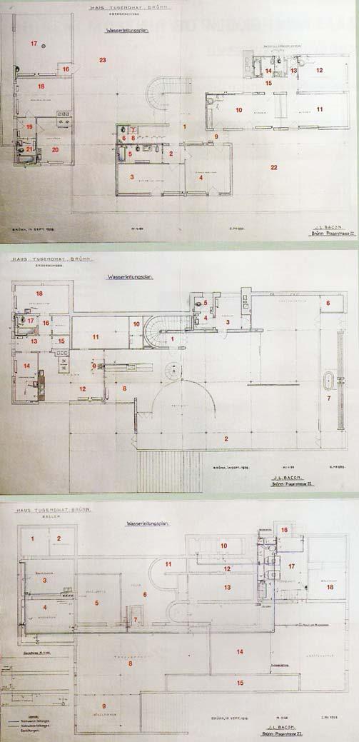 Vila Tugenthat v Brně Zápis v roce 2001 Příklad funkcionalistické architektury světového významu, zápis v rozsahu NKP.