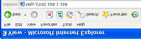 V okně příkazu zadejte příkaz ping x.x.x.x, kde x.x.x.x je IP adresa kamery. 3.