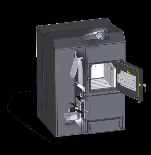 KOTLE NA BIOMASU DUAL THERM ROZMĚRY 1045 1080 460 1080 1015 940 950 1010 1075 1085 1460 STANDARDNÍ SESTAVA KOTLE 1. Zásobník na pelety 2. Podavač pelet 3. Hořák na pelety s automatickým čištěním 4.