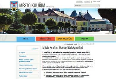 Kouřim: Prorodinná a proseniorská politika města Město Kouřim se nachází v okrese Kolín ve Středočeském kraji. www.mestokourim.