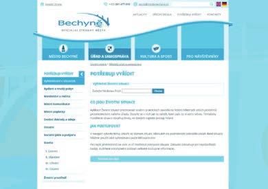 Bechyně: Systém Potřebuji vyřídit Město Bechyně se nachází v okrese Tábor v Jihočeském kraji. www.mestobechyne.