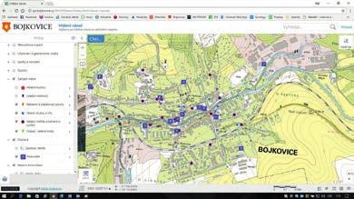 Bojkovice: Mapový portál města Město Bojkovice se nachází v okrese Uherské Hradiště ve Zlínském kraji. www.bojkovice.