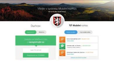 Duchcov: Mobilní rozhlas Město Duchcov se nachází v okrese Teplice v Ústeckém kraji. www.duchcov.