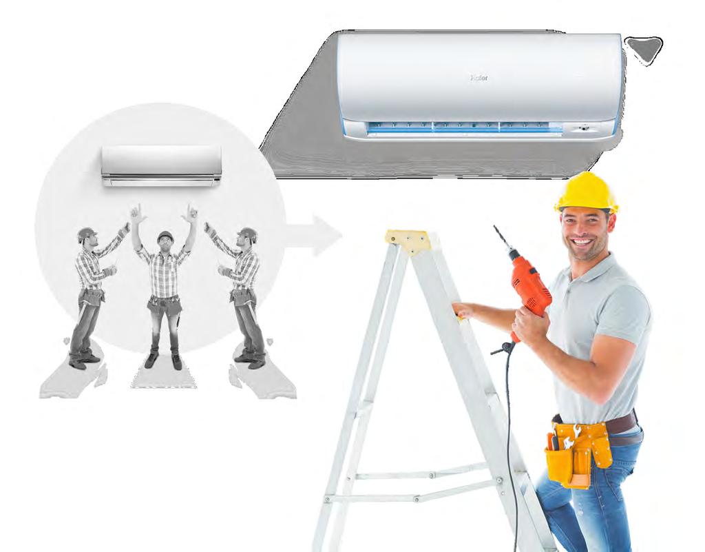 Snadná instalace Snadná instalace 0 in Výhody Povýšená technologie, zdokonalené koponenty a nový přístup s důraze na axiální