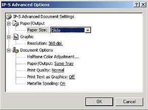 5. Obsluha Nabídka ADVANCED OPTIONS Klepnutím na jednotlivé položky nabídky se otevře rozbalovací nabídka po pravé straně, kde můžete vybírat žádoucí parametry.