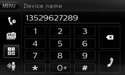 Chytrý telefon s Bluetooth Uskutečněte telefonní hovor. 1 Stiskněte tlačítko <MENU>.